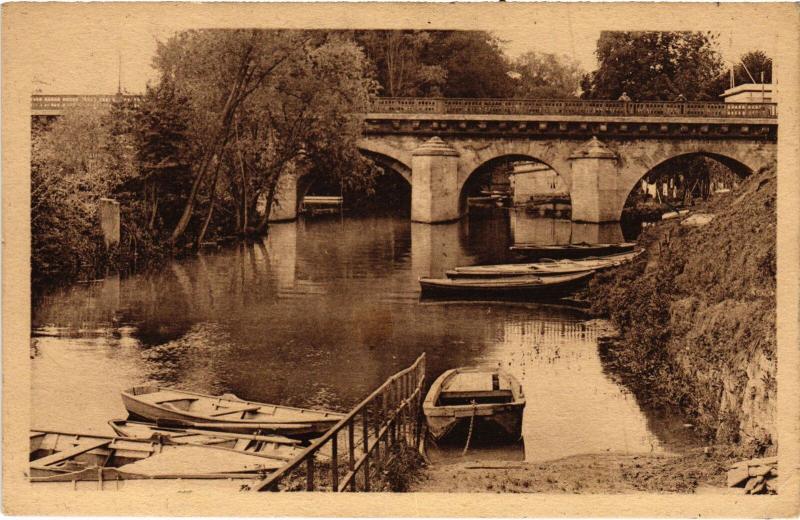 Carte postale ancienne Meulan Bras de Seine