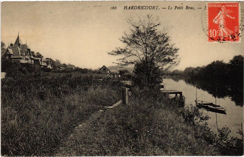 Carte postale ancienne Hardricourt le Petit Bras à Hardricourt
