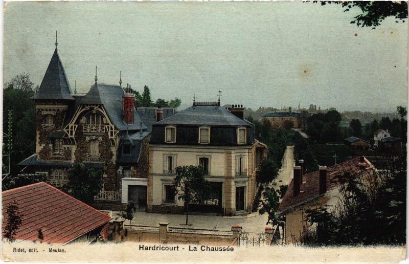 Carte postale ancienne Hardricourt la Chaussee à Hardricourt