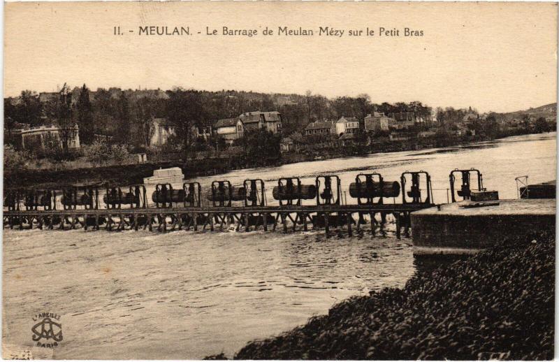 Carte postale ancienne Meulan le Barrage