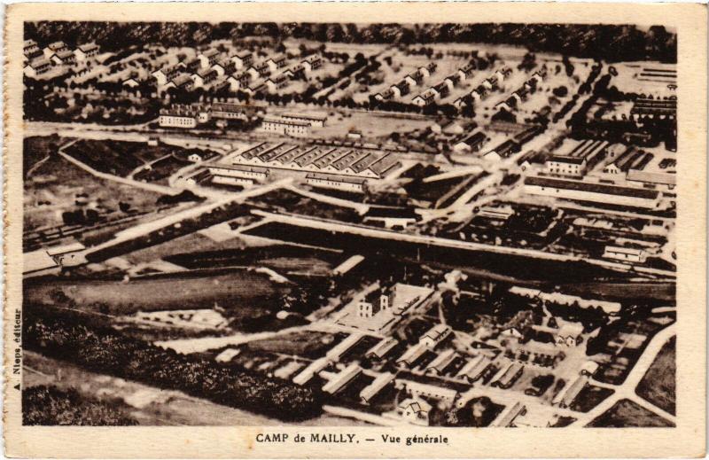 Carte postale ancienne Mailly le Camp vue generale à Mailly-le-Camp