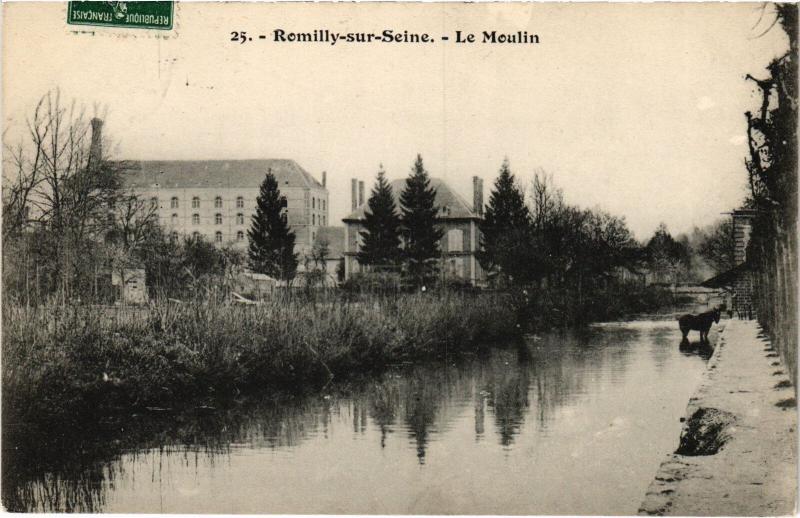 Carte postale ancienne Romilly le Moulin