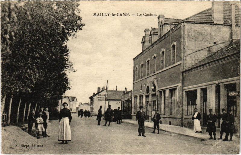 Carte postale ancienne Mailly le Camp le Casino à Mailly-le-Camp