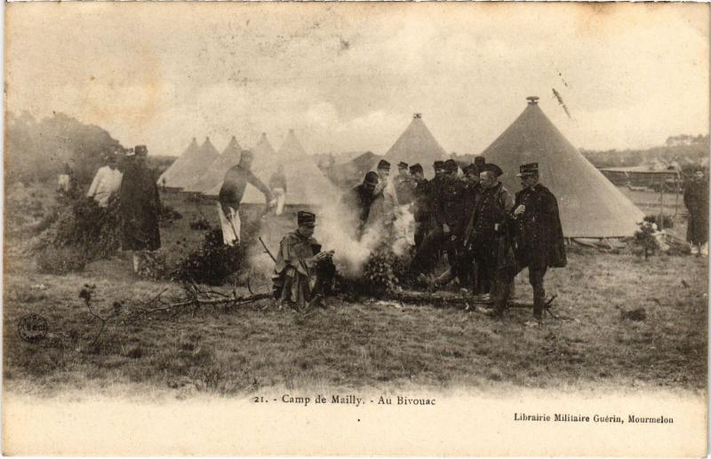 Carte postale ancienne Mailly le Camp au Bivouac à Mailly-le-Camp