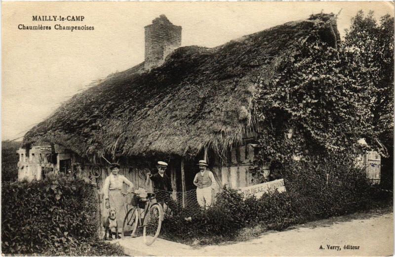 Carte postale ancienne Mailly le Camp Chaumieres Champenoises à Mailly-le-Camp