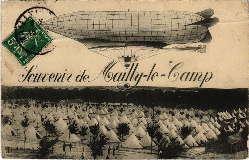 Carte postale ancienne Mailly le Camp souvenir à Mailly-le-Camp