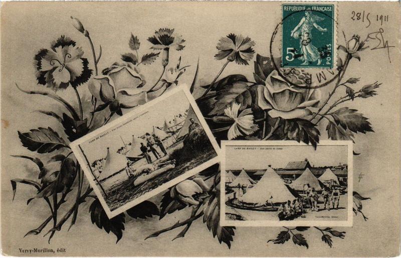 Carte postale ancienne Mailly le Camp souvenir à Mailly-le-Camp