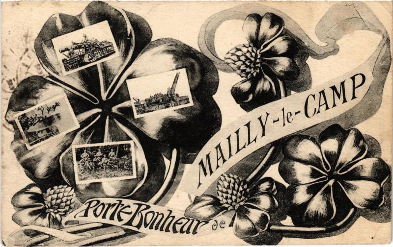 Carte postale ancienne Mailly le Camp souvenir à Mailly-le-Camp