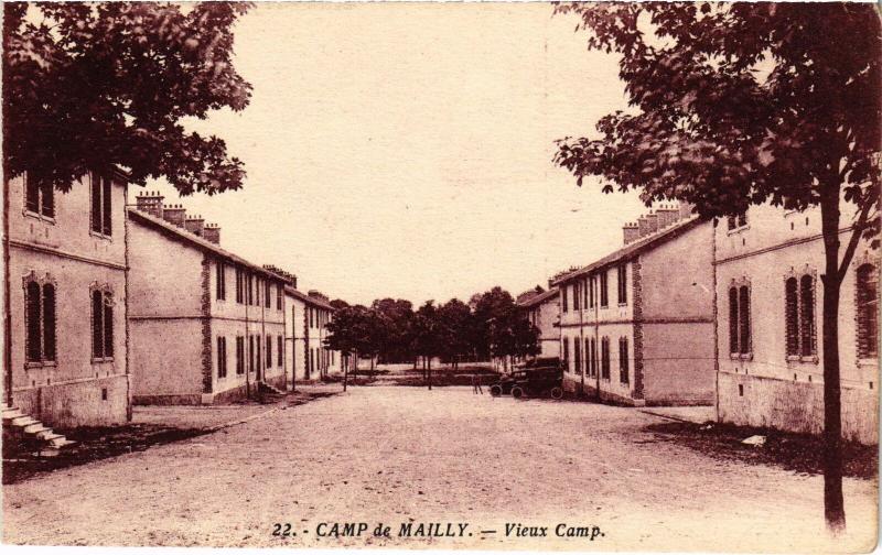 Carte postale ancienne Mailly le Camp vieux camp à Mailly-le-Camp