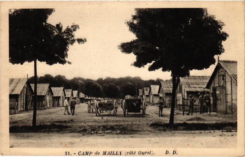 Carte postale ancienne Mailly le Camp à Mailly-le-Camp