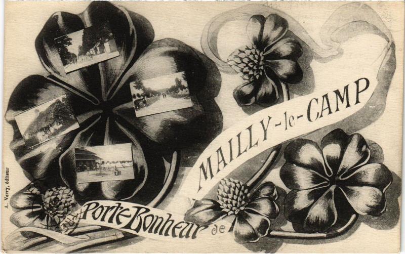 Carte postale ancienne Mailly le Camp souvenir à Mailly-le-Camp