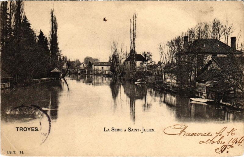 Carte postale ancienne St Julien la Seine