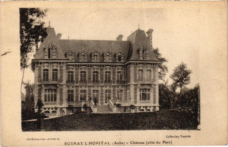 Carte postale ancienne Rosnay Chateau