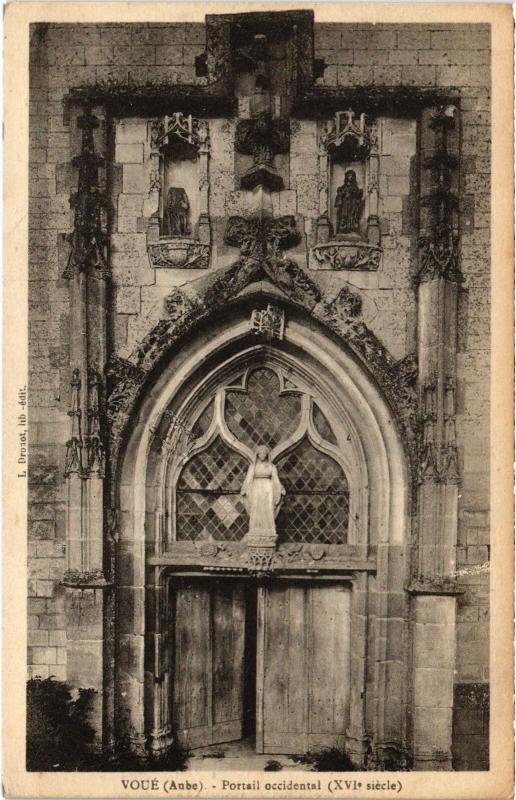 Carte postale ancienne Voue Portail occidentale