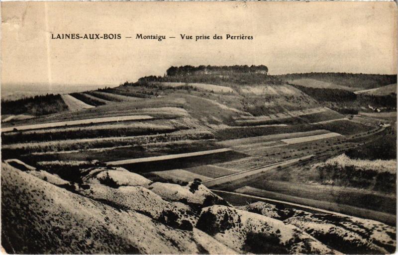 Carte postale ancienne Laines aux Bois Montaigu à Laines-aux-Bois