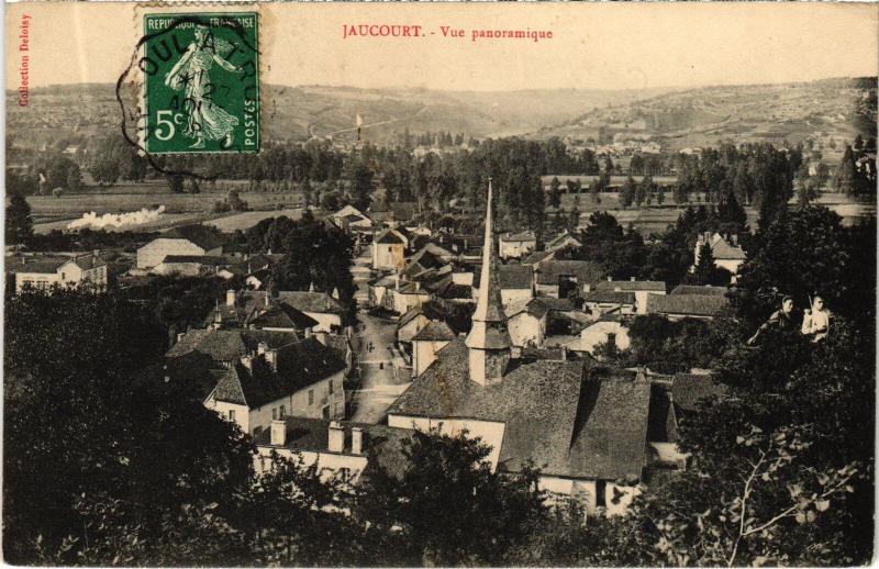 Carte postale ancienne Jaucourt vue panoramique à Jaucourt