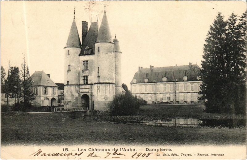 Carte postale ancienne Dampierre le Chateau à Dampierre