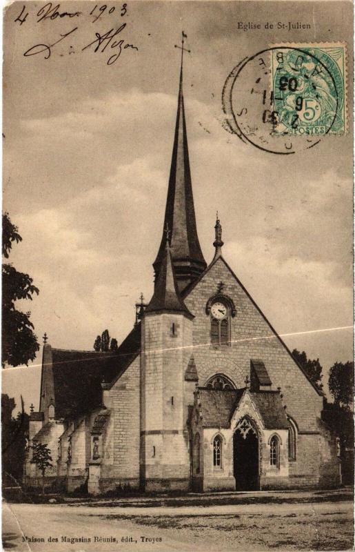 Carte postale ancienne St Julien vue generale