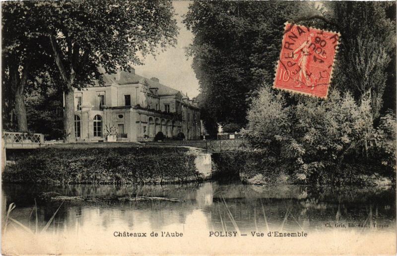 Carte postale ancienne Polisy vue d'ensemble à Polisy