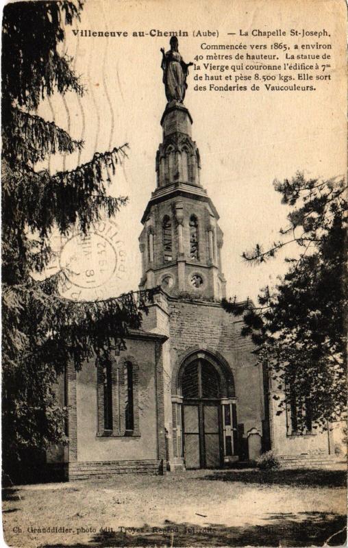 Carte postale ancienne Villeneuve Chapelle Saint-Joseph