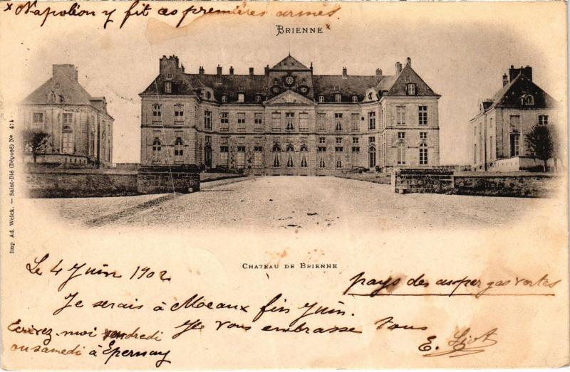 Carte postale ancienne Brienne le Chateau
