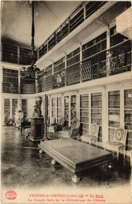 Carte postale ancienne Brienne Chateau Grande Salle