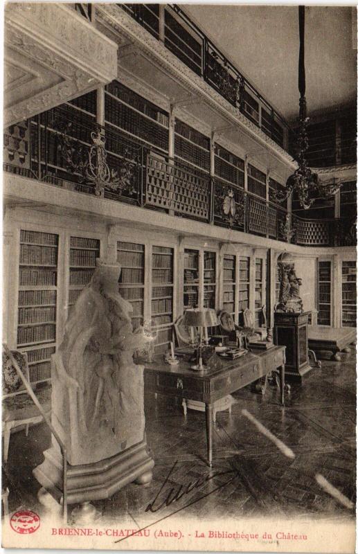 Carte postale ancienne Brienne le Chateau Bibliotheque