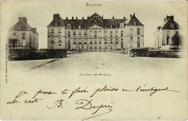 Carte postale ancienne Brienne Chateau