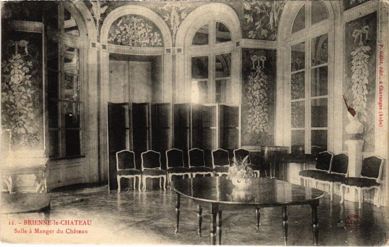 Carte postale ancienne Brienne Chateau Salle a manger