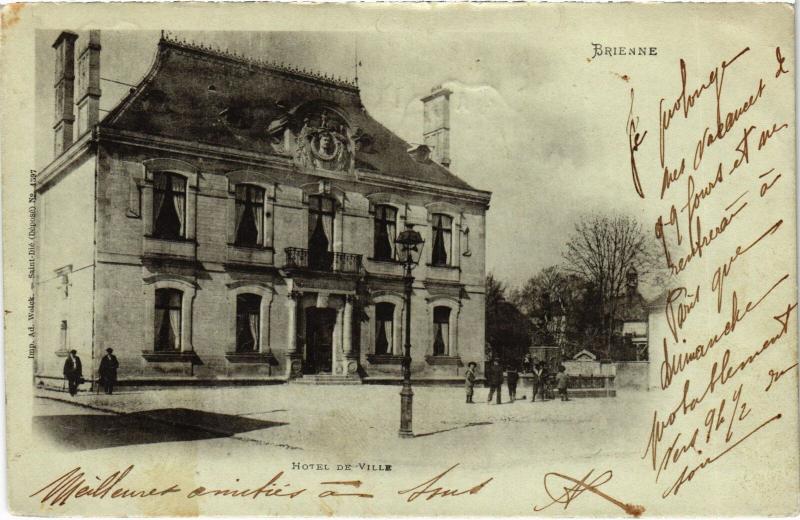 Carte postale ancienne Brienne Hotel de Ville