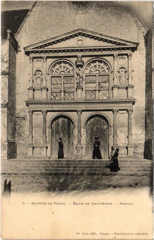 Carte postale ancienne St Andre Eglise