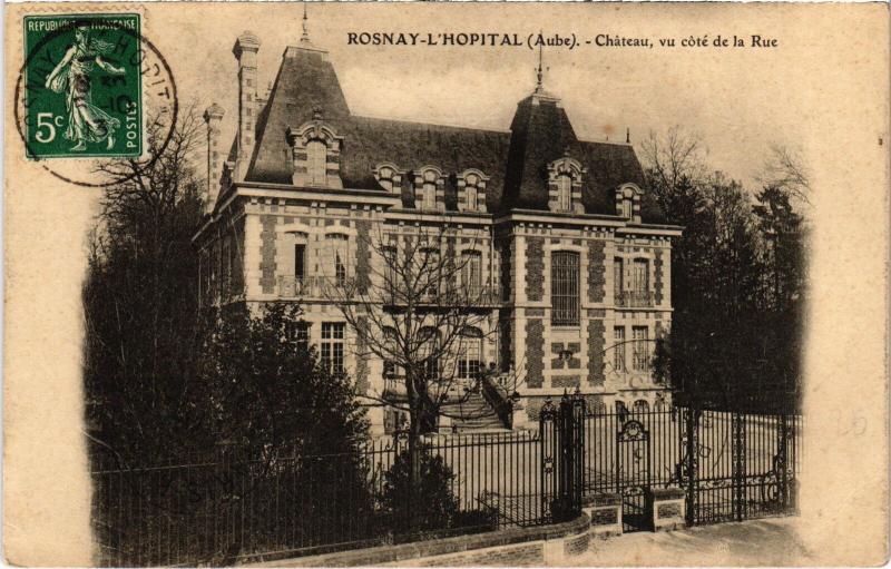 Carte postale ancienne Rosnay Chateau
