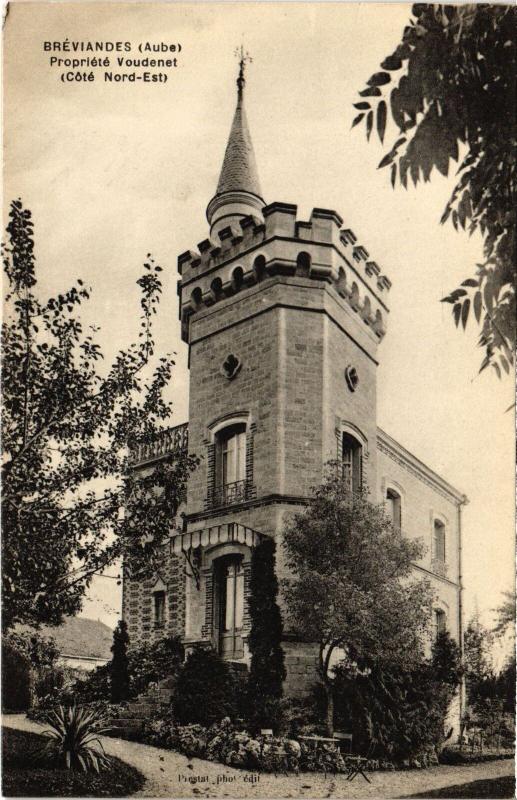 Carte postale ancienne Breviandes Propriete Chollier