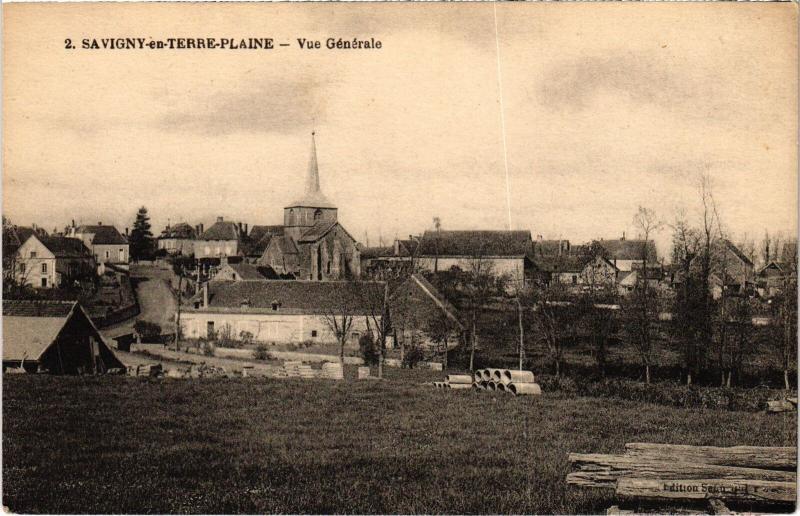 Carte postale ancienne Savigny vue generale