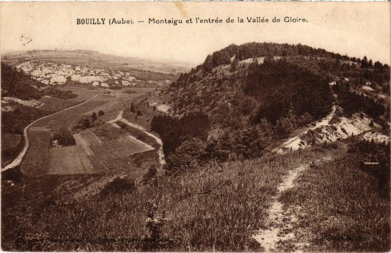 Carte postale ancienne Bouilly Montaigu à Bouilly