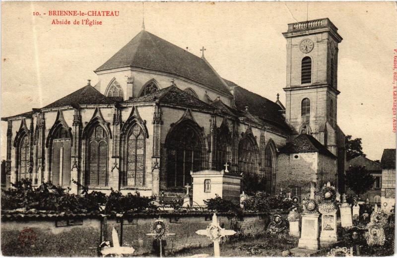 Carte postale ancienne Brienne Abside de l'Eglise