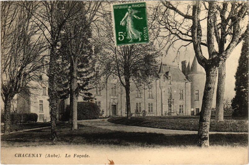 Carte postale ancienne Chacenay la facade à Chacenay