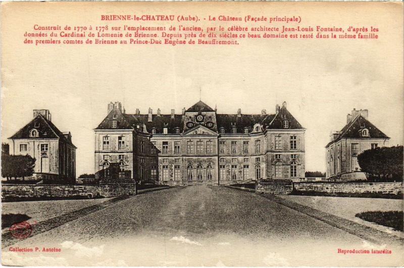 Carte postale ancienne Brienne le Chateau