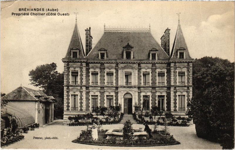 Carte postale ancienne Breviandes Propriete Chollier
