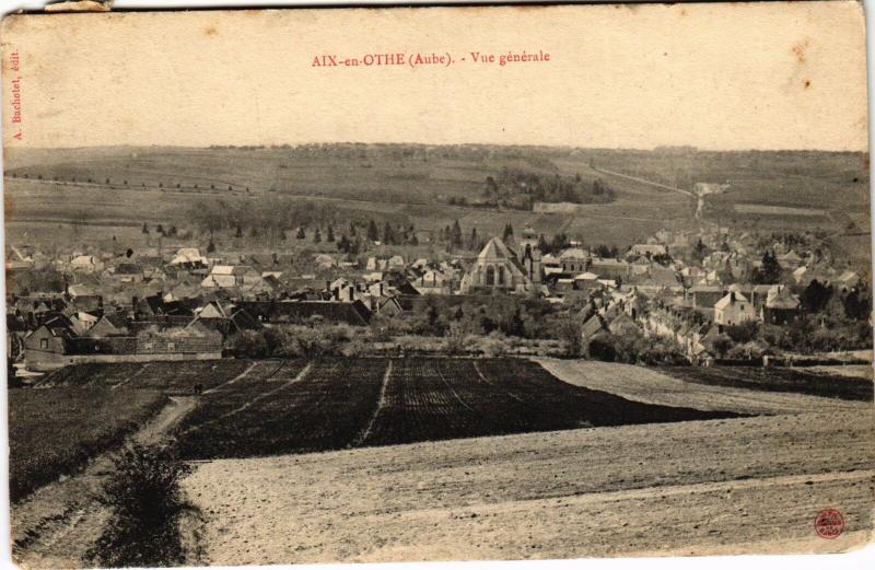 Carte postale ancienne Aix en Othe vue generale