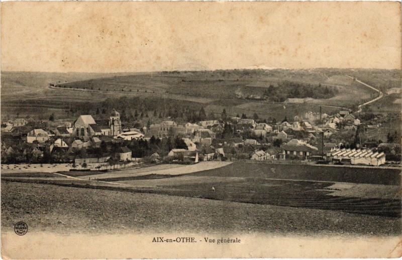 Carte postale ancienne Aix en Othe vue generale