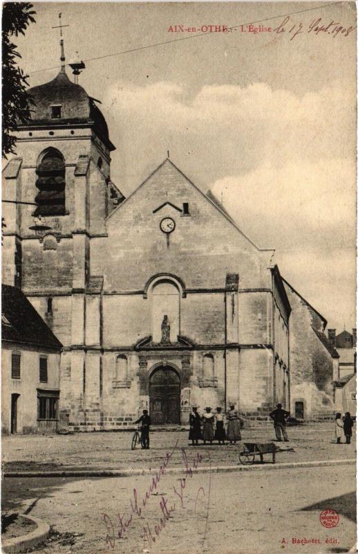 Carte postale ancienne Aix en Othe Eglise