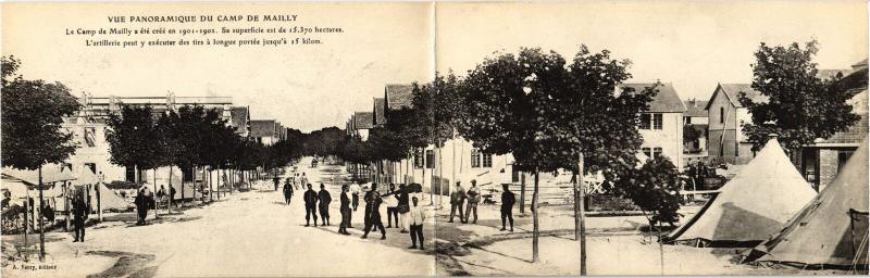 Carte postale ancienne Mailly le Camp vue panoramique à Mailly-le-Camp