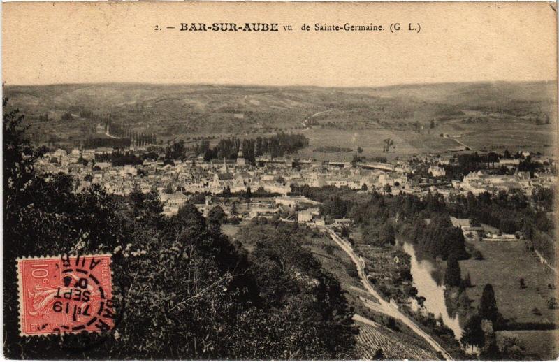 Carte postale ancienne Bar sur Aube à Bar-sur-Aube