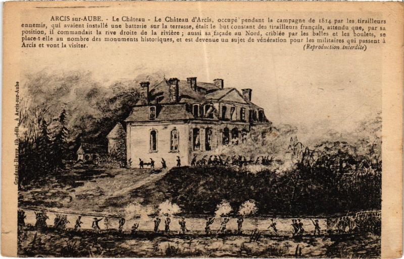 Carte postale ancienne Arcis le Chateau