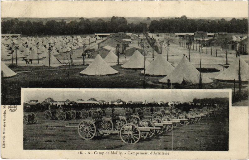 Carte postale ancienne Mailly le Camp les travaux de proprete à Mailly-le-Camp