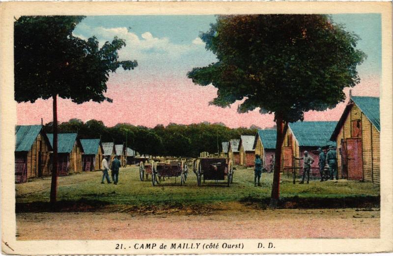Carte postale ancienne Mailly le Camp à Mailly-le-Camp