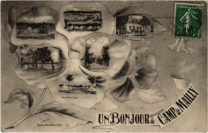 Carte postale ancienne Mailly le Camp souvenir à Mailly-le-Camp