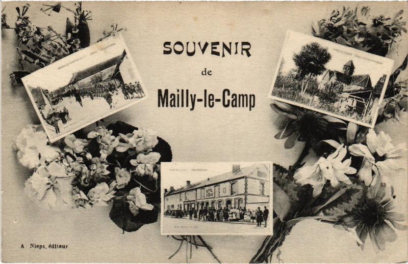 Carte postale ancienne Mailly le Camp souvenir à Mailly-le-Camp