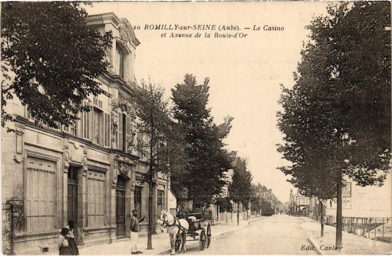 Carte postale ancienne Romilly le Casino